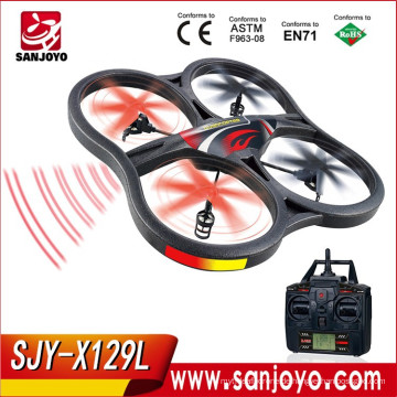 2.4G 5CH 360 rollende rc treiben quadcopter mit LCD-Bildschirm SJY-X129L rc quadcopter Hubschrauber an